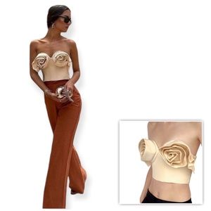 Zara Limited Edition Floral Bustier
